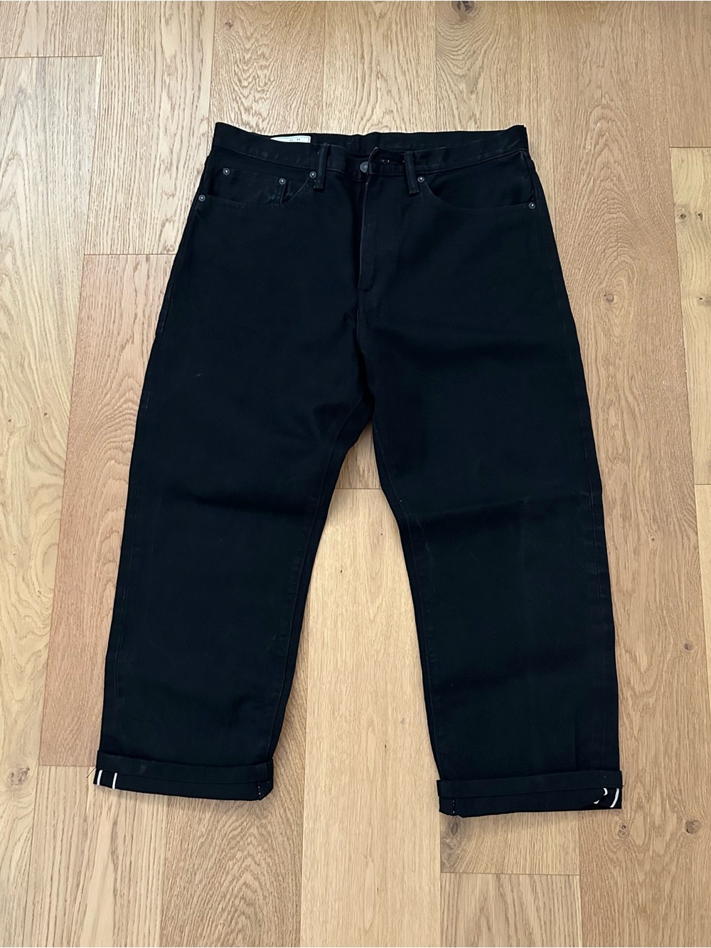 GAP Original selvage jeans selvedge black denim 34 Levi’s nudie